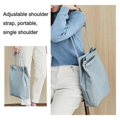 For Apple Macbook Shoulder / Handheld / Messenger Computer Bag, Size: Small(Lake blue+gray PU Power Bag) - 13.3 inch by PMC Jewellery | Online Shopping South Africa | PMC Jewellery | Buy Now Pay Later Mobicred