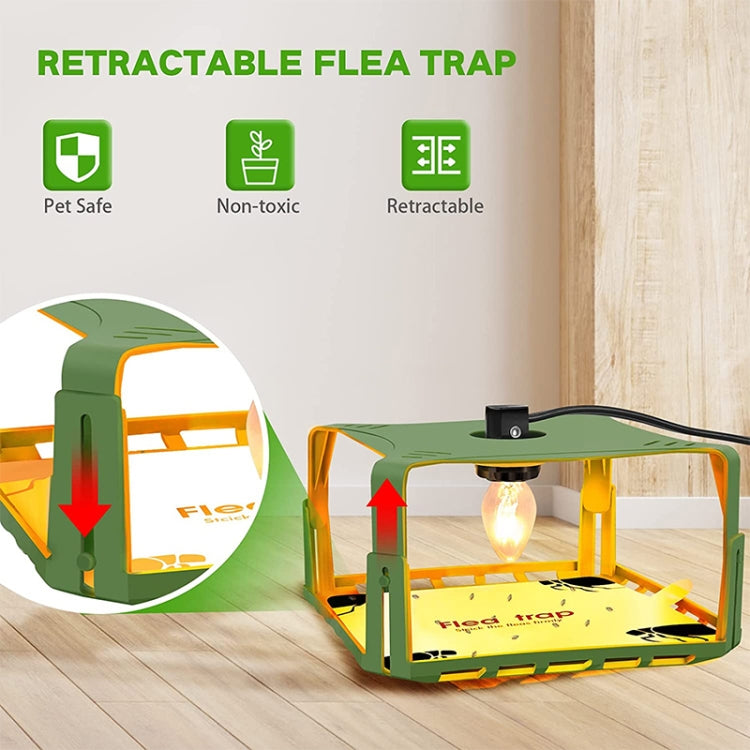 1pcs SK121 Square Fly Trap Flea Trap Pet Household Flea Light Catcher(AU Plug) - Traps by PMC Jewellery | Online Shopping South Africa | PMC Jewellery | Buy Now Pay Later Mobicred