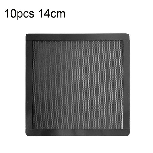 10pcs 14cm With Magnetic Suction PVC Cooling Fan Dust Net Desktop Computer Industrial Fan Filter Cover - Fan Cooling by PMC Jewellery | Online Shopping South Africa | PMC Jewellery
