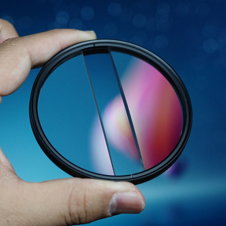 72mm Photography Foreground Blur Filter Double Half Moon SLR Accessories - Other Filter by PMC TechLife | Online Shopping South Africa | PMC TechLife | Buy Now Pay Later Mobicred