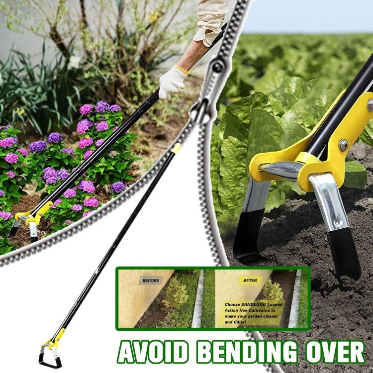 MYL-10 Stirrup Ring Weeding Hoes Garden Tools, Specification:  4 Sections 1.6m - Garden Hand Tools by PMC TechLife | Online Shopping South Africa | PMC TechLife