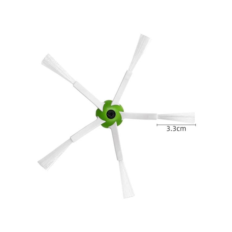 For iRobot i7 i7+ E5 E6 i3 Vacuum Cleaner Accessories 6pcs Pentagonal Side Brush - For iRobot Accessories by PMc TechLife | Online Shopping South Africa | PMc TechLife | Buy Now Pay Later Mobicred