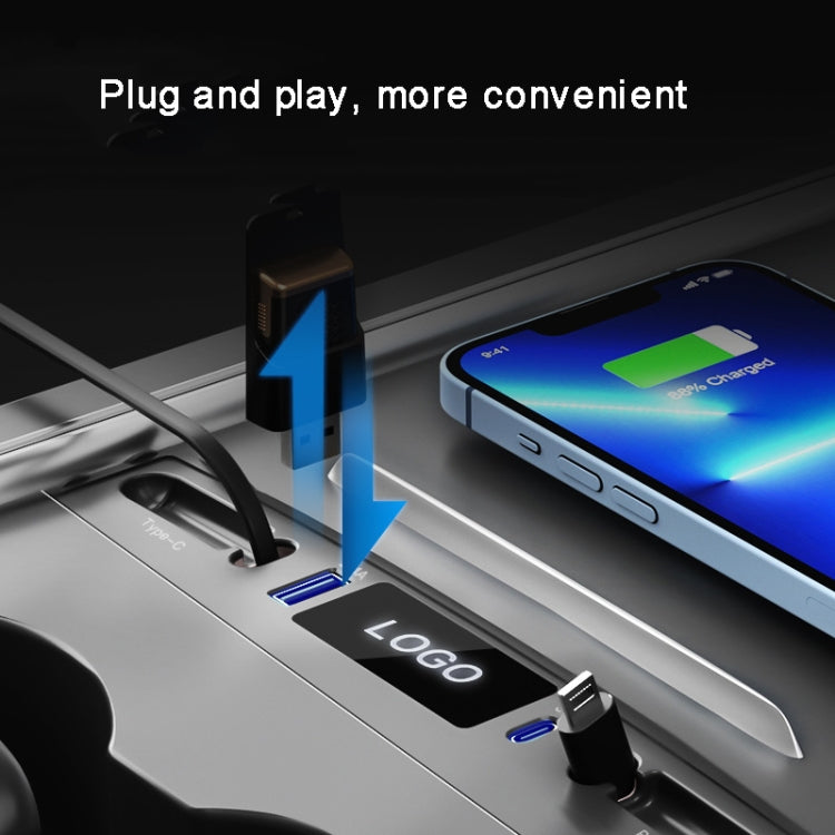 For Tesla Model 3 / Y 27W Quick Interior Charger Intelligent USB-C/Type-C Docking Station HUB - DIY Modified Charger by PMC TechLife | Online Shopping South Africa | PMC TechLife | Buy Now Pay Later Mobicred