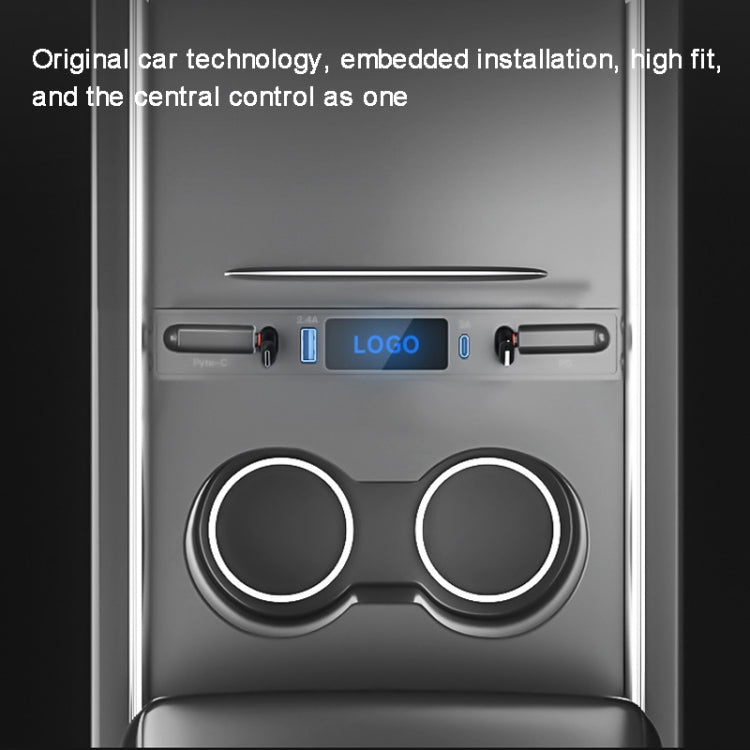 For Tesla Model 3 / Y 27W Quick Interior Charger Intelligent USB-C/Type-C Docking Station HUB - DIY Modified Charger by PMC TechLife | Online Shopping South Africa | PMC TechLife | Buy Now Pay Later Mobicred