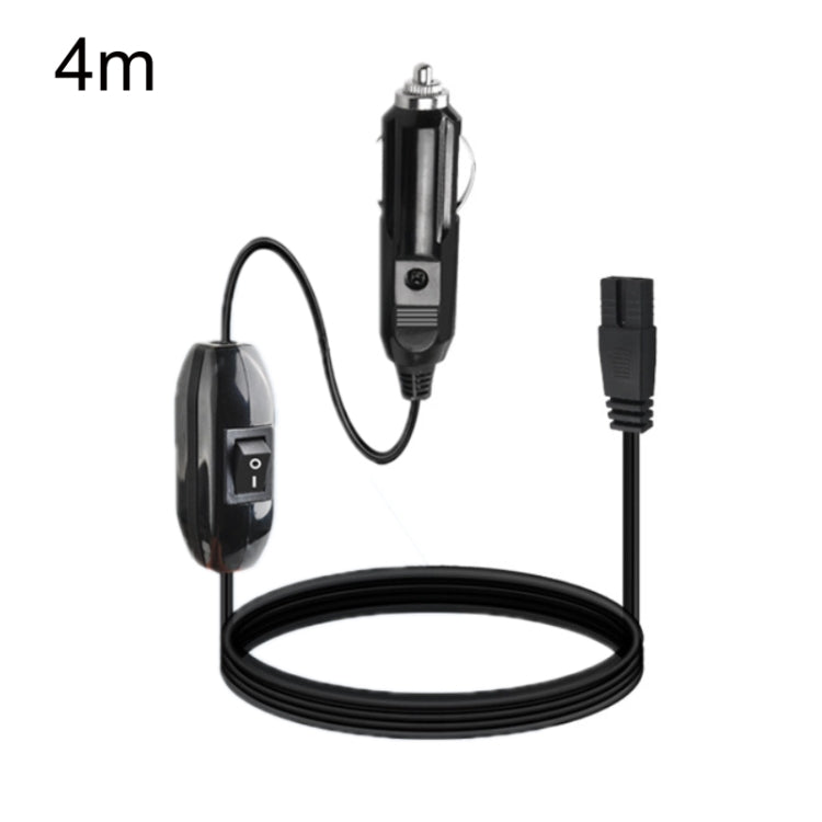 12V/24V Car Refrigerator Cable B Suffix Cigarette Lighter Plug Power Cord, Length: 4m With Switch - Refrigerators by PMC Jewellery | Online Shopping South Africa | PMC Jewellery | Buy Now Pay Later Mobicred