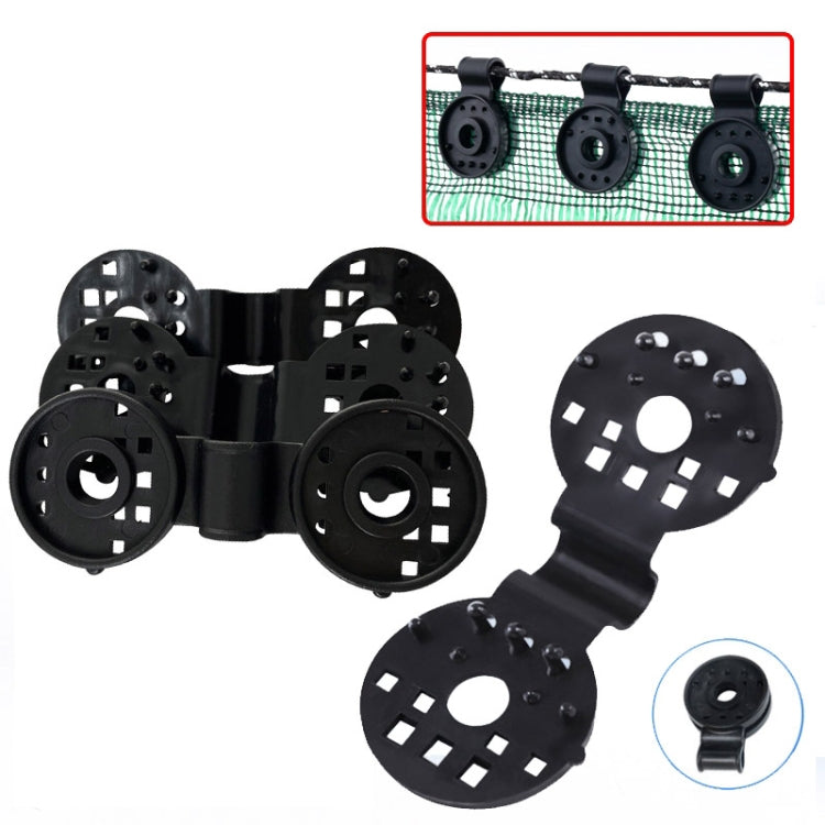 50pcs /Pack Sunshade Net Clip Garden Greenhouse Netting Shade Cloth Fastener(Black) - Garden Netting by PMC TechLife | Online Shopping South Africa | PMC TechLife | Buy Now Pay Later Mobicred