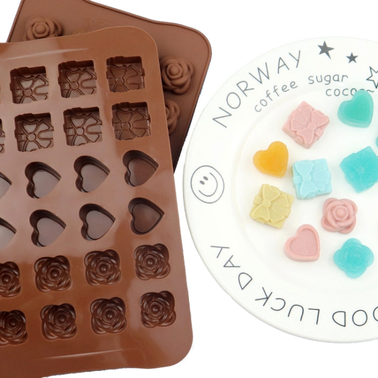 2pcs Silicone Chocolate Mold Jelly Christmas Candy Cake Mould, Style: Star - Food Molds by PMC TechLife | Online Shopping South Africa | PMC TechLife