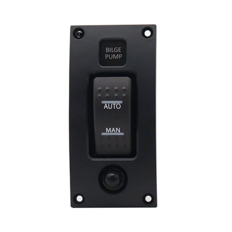 Marine Self-Locking Resetting Switch With Overload Protection Indicator Light ON-OFF-ON 3 Switch (Printed) - Marine Accessories & Parts by PMC Jewellery | Online Shopping South Africa | PMC Jewellery | Buy Now Pay Later Mobicred