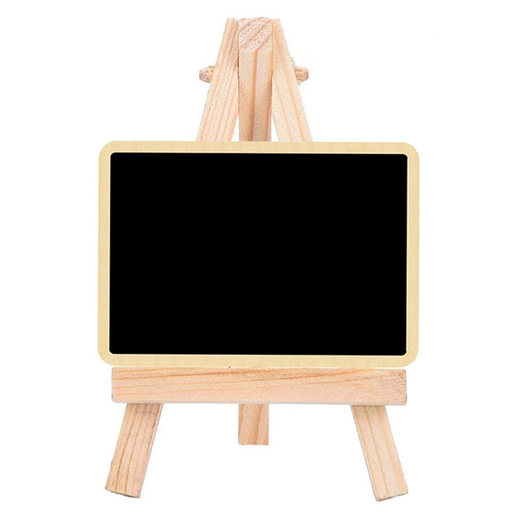 Small Party Shop Message Blackboard Ornaments Pine Tripod Decorative Message Board(Rectangle) - Message Boards by PMC TechLife | Online Shopping South Africa | PMC TechLife