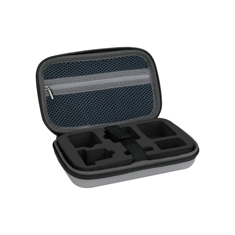 For DJI Action 2 RCSTQ Action Camera Hard Case Accessory Bag(Silver Gray) - Case & Bags by RCSTQ | Online Shopping South Africa | PMC Jewellery | Buy Now Pay Later Mobicred