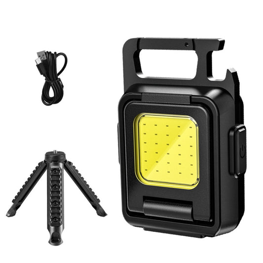 Double Sided COB Flashlight Mini Keychain Light Camping Light With Stand - Mini Flashlight by PMC Jewellery | Online Shopping South Africa | PMC Jewellery | Buy Now Pay Later Mobicred