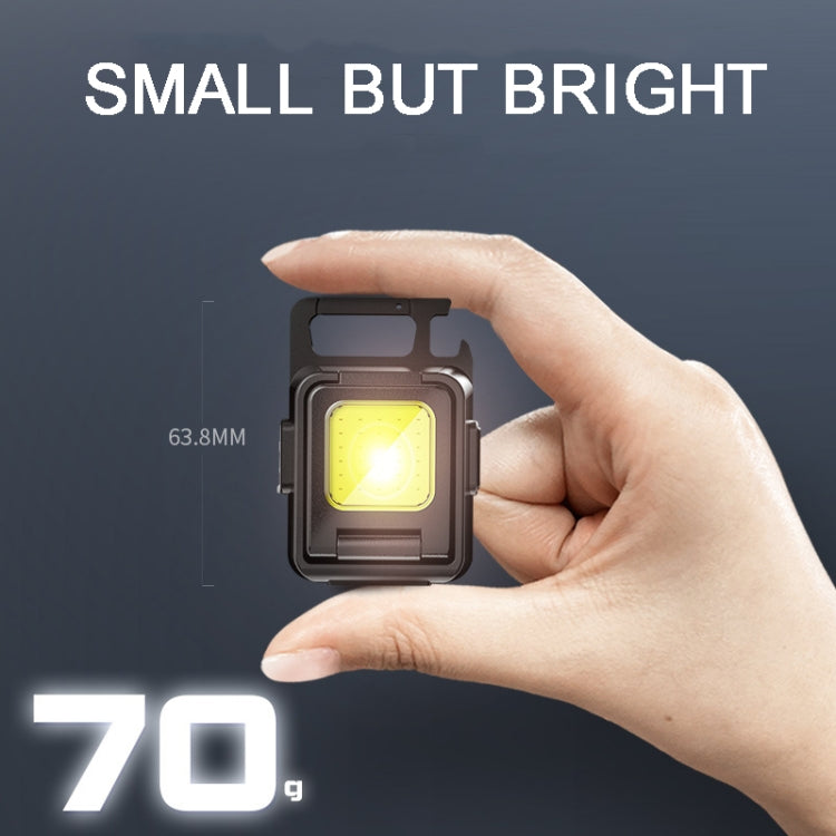 Double Sided COB Flashlight Mini Keychain Light Camping Light Without Stand - Mini Flashlight by PMC Jewellery | Online Shopping South Africa | PMC Jewellery | Buy Now Pay Later Mobicred