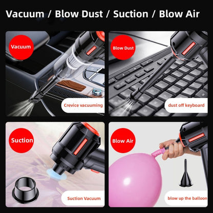 SUITU  ST-6629 3 In 1 5500pa Car Wireless Vacuum Cleaner Blowing Suction And Pumping 3 Modes Black -Seat Charge - Vacuum Cleaner by SUITU | Online Shopping South Africa | PMC Jewellery | Buy Now Pay Later Mobicred