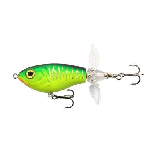 DF080 16g Double Paddle Tractor Surface Tether Roadrunner Fake Lure Long-distance Casting Lure(Tiger Pattern) - Fishing Lures by PMC Jewellery | Online Shopping South Africa | PMC Jewellery | Buy Now Pay Later Mobicred