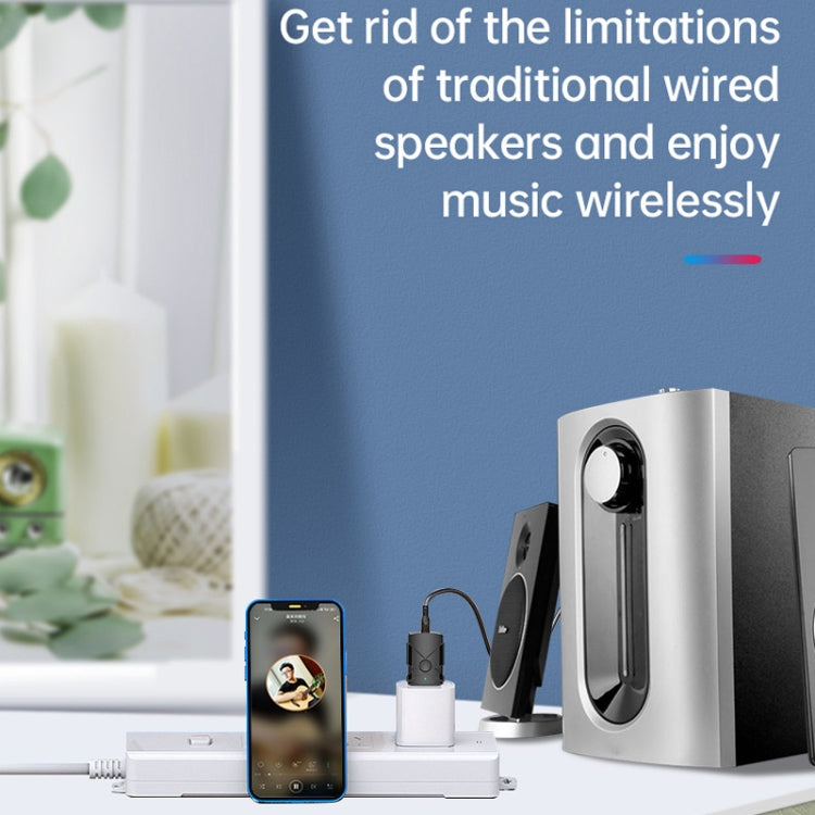 M137 5 in 1 Car USB Bluetooth 5.2 Receiver Transmitter - Bluetooth Adapters by PMC TechLife | Online Shopping South Africa | PMC TechLife | Buy Now Pay Later Mobicred
