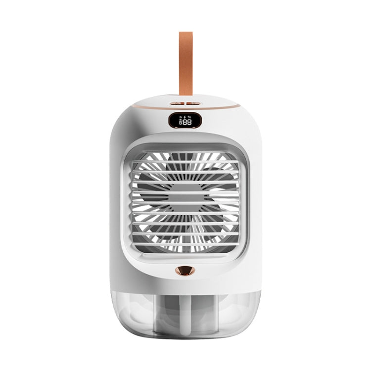 RD22 Rotating Humidification Fan Warm Light Atmosphere Light Automatic Shaking Head with Digital Display Air Cooler(White) - Electric Fans by PMC Jewellery | Online Shopping South Africa | PMC Jewellery | Buy Now Pay Later Mobicred