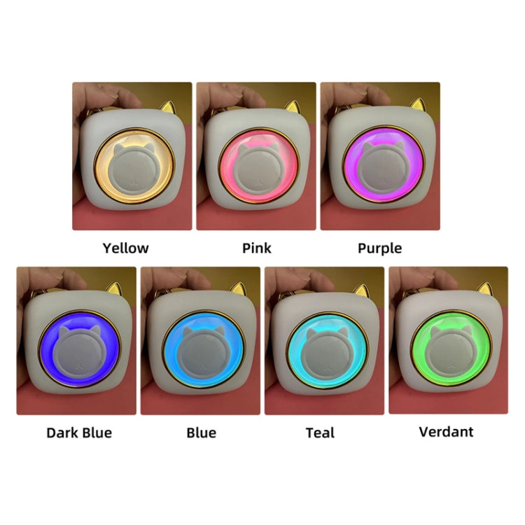 C23 Seven Colors Atmosphere Breathing Light Wireless Thermal Printer, Color: Blue+3 Rolls Color Paper - Printer by PMC Jewellery | Online Shopping South Africa | PMC Jewellery | Buy Now Pay Later Mobicred