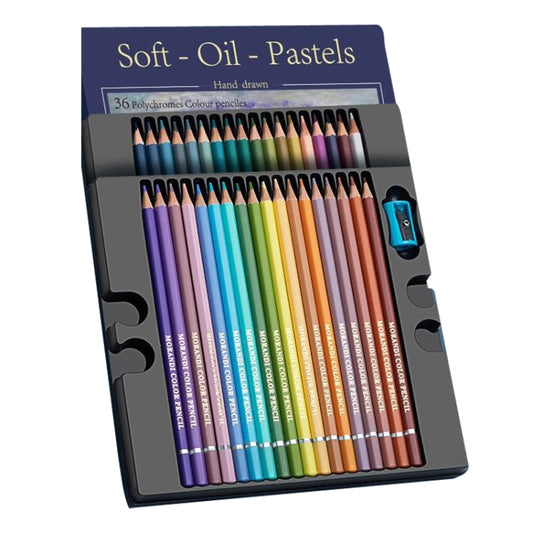 36 Colors Oily Bright Color Pencil Studio Special Set Morandi - Art Supplies by PMC Jewellery | Online Shopping South Africa | PMC Jewellery | Buy Now Pay Later Mobicred