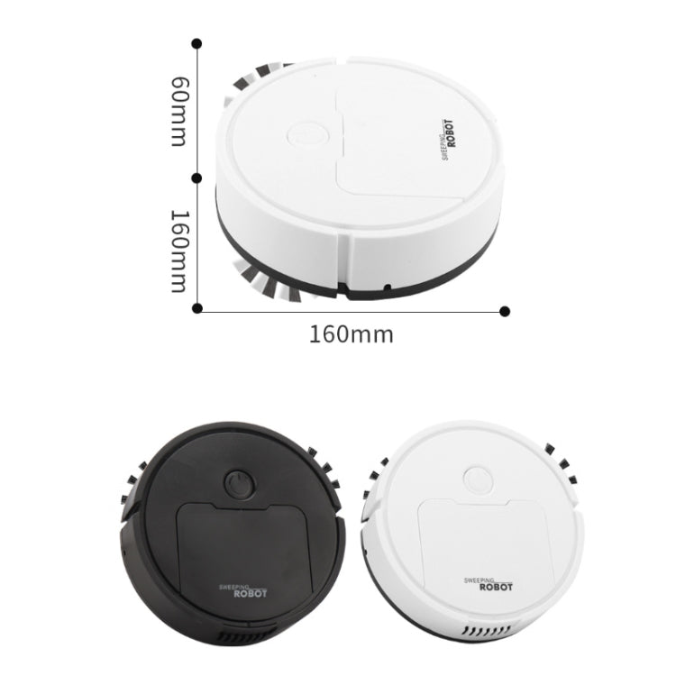 3 in 1 Mini Vacuum Cleaner Intelligent Sweeping Robot(Black) - Robot Vacuum Cleaner by PMC Jewellery | Online Shopping South Africa | PMC Jewellery