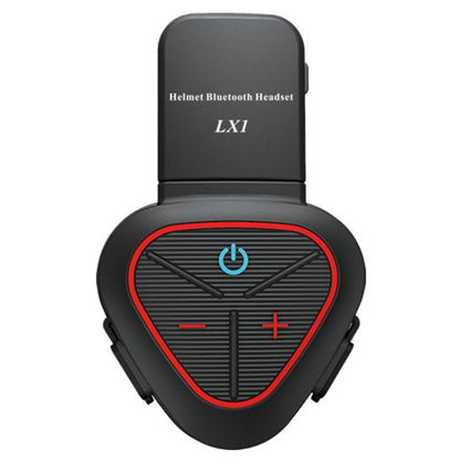 LX1 Motorcycle Half Helmet Waterproof Wireless 5.3 Bluetooth Headset, Version: English(Classic Red) - Motorcycle Walkie Talkie by PMC Jewellery | Online Shopping South Africa | PMC Jewellery | Buy Now Pay Later Mobicred