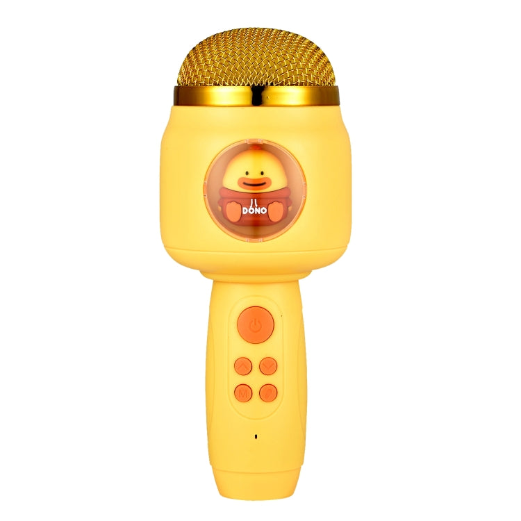 Children Wireless Microphone Bluetooth Phone Singing Microphone(Yellow) - Microphone by PMC TechLife | Online Shopping South Africa | PMC TechLife | Buy Now Pay Later Mobicred