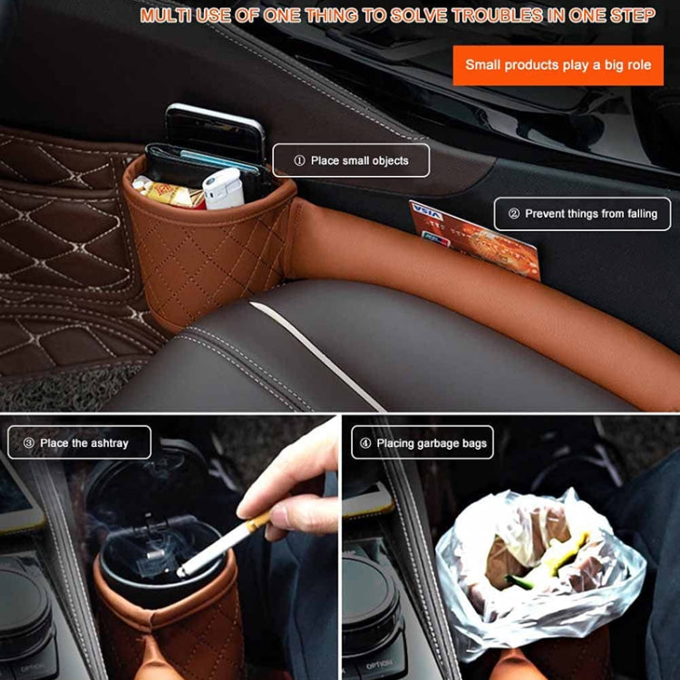 Car Seat Gap Leak-Proof Plugs Debris Storage Bag, Color: Brown Principal Driver - Stowing Tidying by PMC TechLife | Online Shopping South Africa | PMC TechLife | Buy Now Pay Later Mobicred