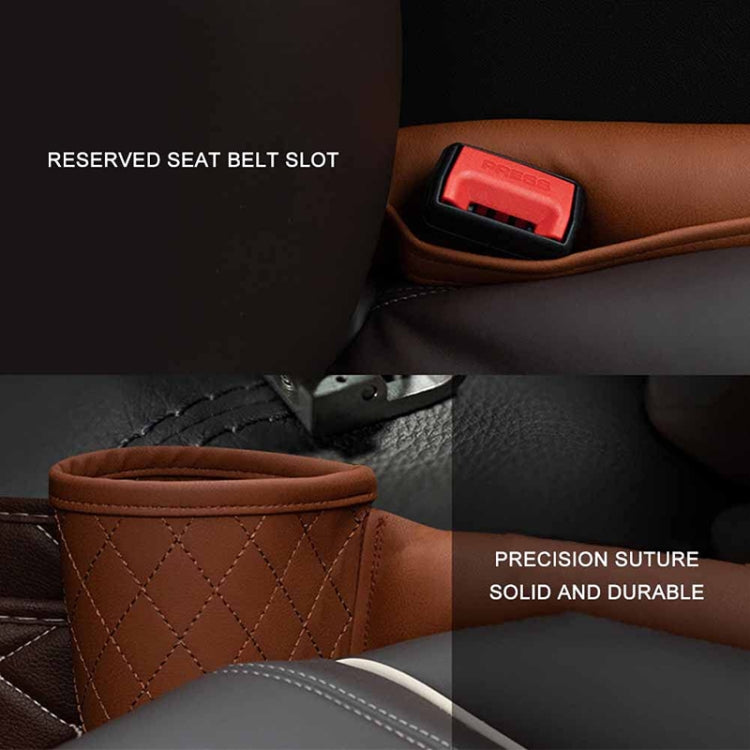 Car Seat Gap Leak-Proof Plugs Debris Storage Bag, Color: Dark Brown Co-pilot - Stowing Tidying by PMC Jewellery | Online Shopping South Africa | PMC Jewellery | Buy Now Pay Later Mobicred