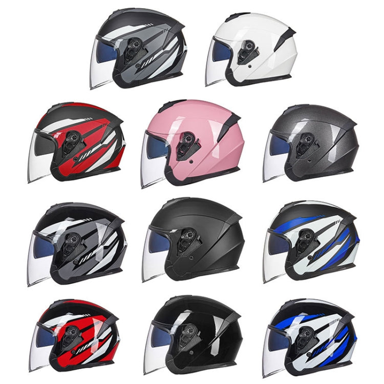 GXT Electric Vehicle Four Seasons Sun Protection & Windshield Double Lens Helmet, Size: L(Matt Black) - Helmets by GXT | Online Shopping South Africa | PMC Jewellery | Buy Now Pay Later Mobicred