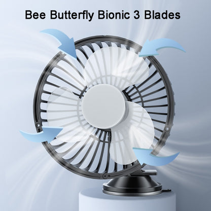 SUITU  12V/24V Mini Car Fan USB Charging Single Head Fan 360 Degree Cooling Fan, Style: Seat Back Model - Heating & Fans by SUITU | Online Shopping South Africa | PMC Jewellery | Buy Now Pay Later Mobicred