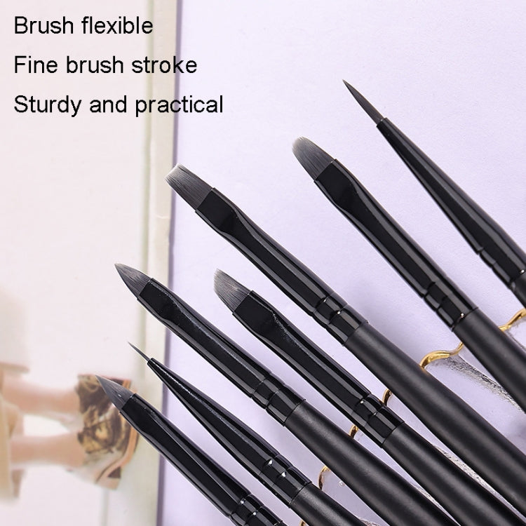 10pcs/set Wooden Pole Manicure Drawing Pen Light Therapy Painting Pen - Nail Art Equipment by PMC Jewellery | Online Shopping South Africa | PMC Jewellery | Buy Now Pay Later Mobicred