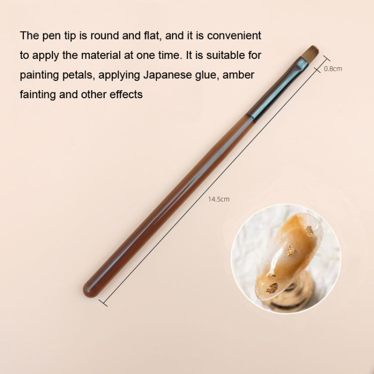 Brown Nail Art Pen Set Colorful Drawing Tools, Style: Round Head Pen - Nail Art Equipment by PMC Jewellery | Online Shopping South Africa | PMC Jewellery | Buy Now Pay Later Mobicred