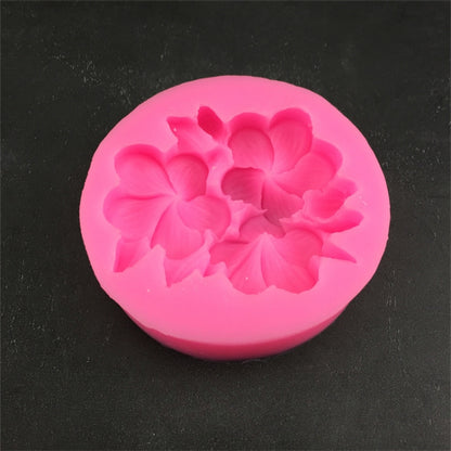 Silicone Handmade Mold Chocolate Epoxy Gypsum Fondant Mold(Gardenia) - Arts & Crafts by PMC Jewellery | Online Shopping South Africa | PMC Jewellery