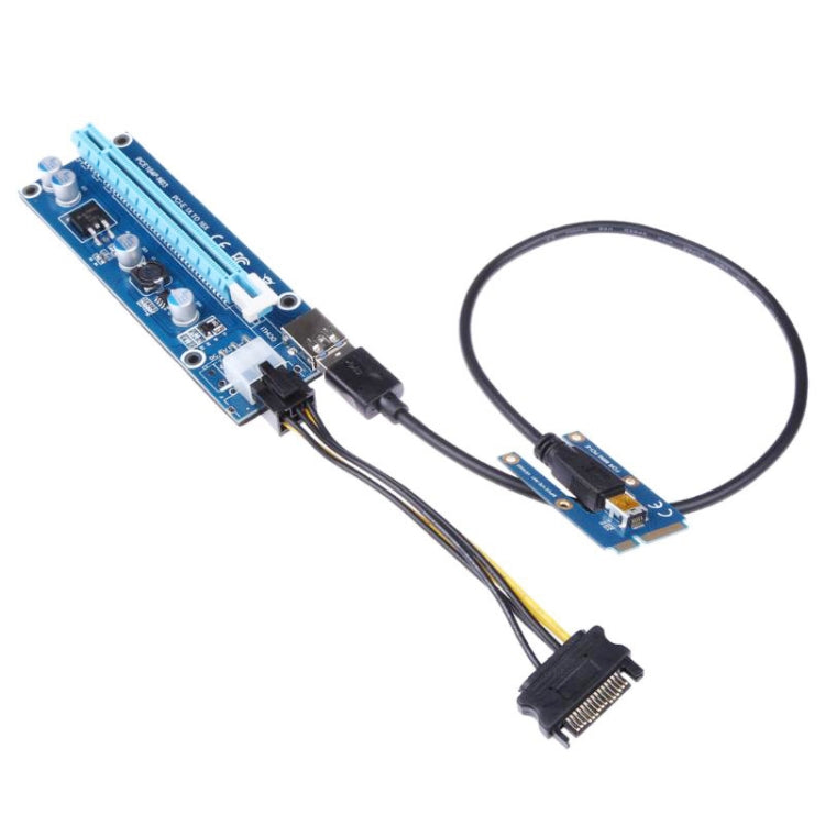 PCE164P-N03 VER006C Mini PCI-E 1X To 16X Riser For Laptop External Image Card, Spec: Blackboard 4pin - Add-on Cards by PMC Jewellery | Online Shopping South Africa | PMC Jewellery