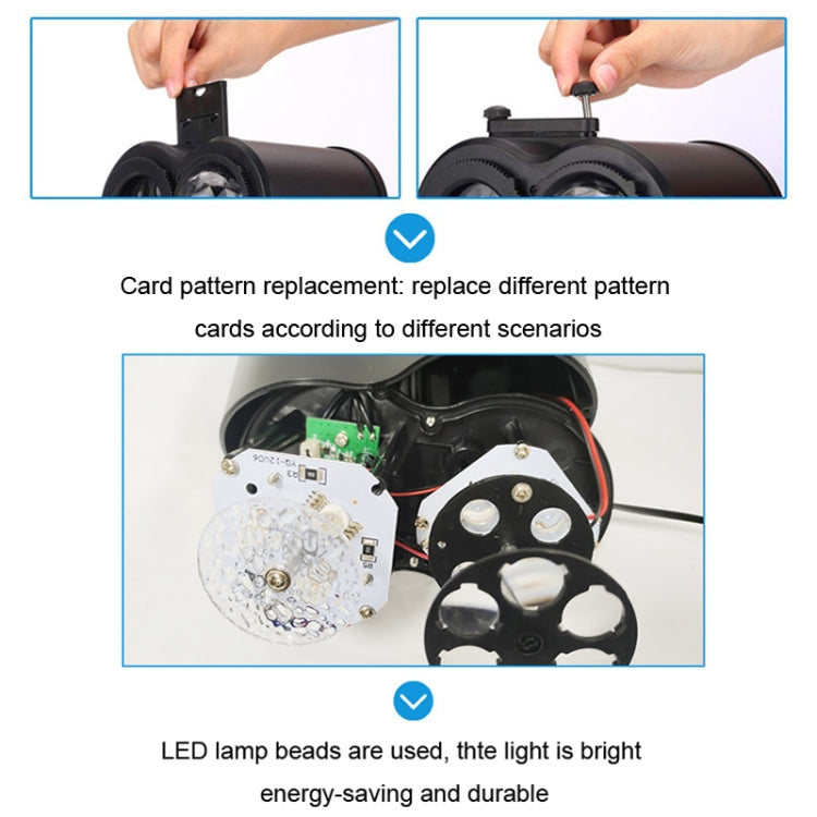 16 Cards AU Plug Color Card Pattern 9W Christmas Projection Light Remote Control Snow Light - free shipping - PMc TechLife - Order now!