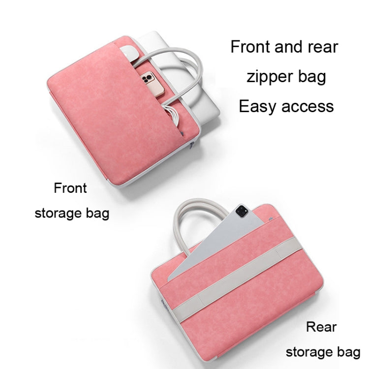 BUBM 14 Inch Full Open Laptop Bag(Pink) - free shipping - PMC Jewellery - Order now!