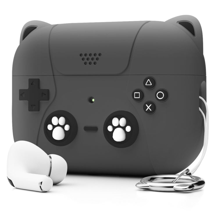 For AirPods 3 Earphone Silicone Protective Case Cat Claw Cover(Dark Gray) - For AirPods 3 by PMC Jewellery | Online Shopping South Africa | PMC Jewellery | Buy Now Pay Later Mobicred