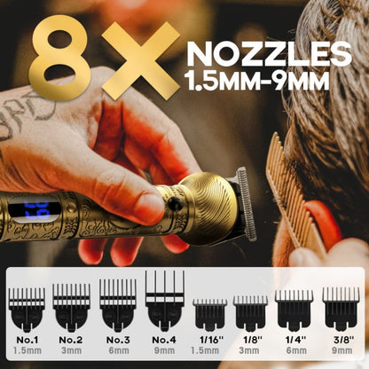 6 In 1 Men Multi-Functional Clipper Metal Body Hair Cutting(Bronze) - Hair Trimmer by PMC Jewellery | Online Shopping South Africa | PMC Jewellery | Buy Now Pay Later Mobicred