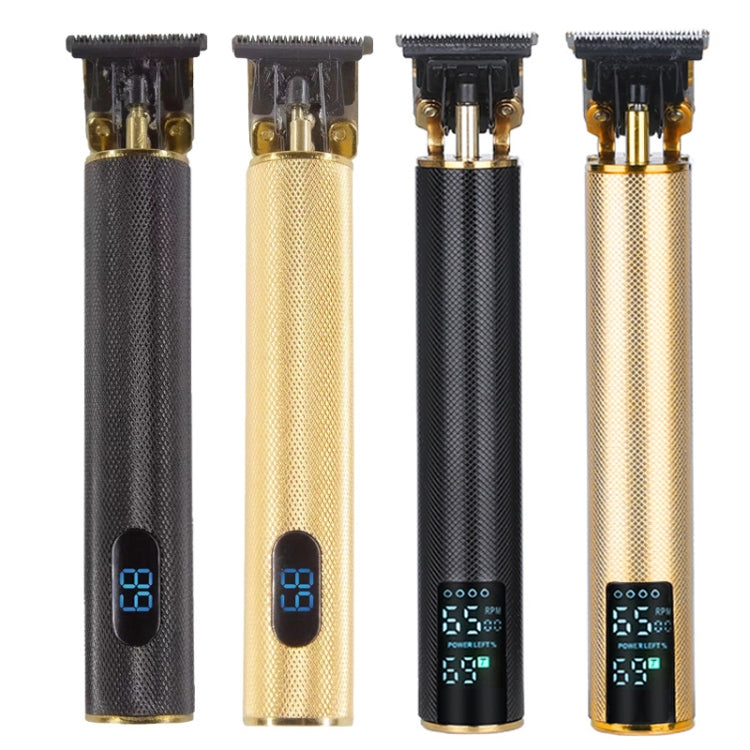 USB Rechargeable Digital Display Engraving Ceramic Knife Electric Hair Clipper(Digital Display Gold) - free shipping - PMC TechLife - Order now!