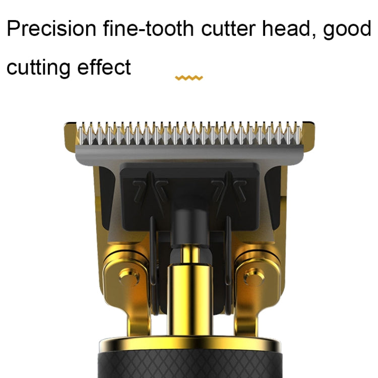 USB Rechargeable Digital Display Engraving Ceramic Knife Electric Hair Clipper(Digital Display Gold) - free shipping - PMC TechLife - Order now!