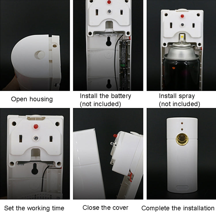 Light Sensitive Automatic Spraying Machine Toilet Fragrance Aromatherapy(Gold) - Air Purifiers & Accessories by PMC TechLife | Online Shopping South Africa | PMC TechLife