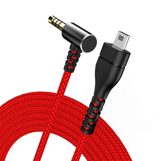 For SteelSeries Arctis 3 5 7 Pro Nylon Weaving Game Headset Cable(Red) - Headset Accessories by PMC Jewellery | Online Shopping South Africa | PMC Jewellery