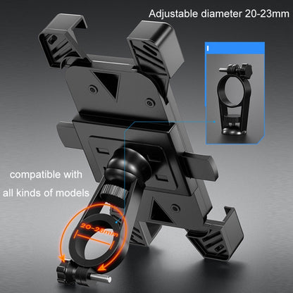 Shockproof Motorcycle Mobile Phone Holder Outdoor Bike Navigation Holder, Model: Handlebars - Holder by PMC Jewellery | Online Shopping South Africa | PMC Jewellery | Buy Now Pay Later Mobicred