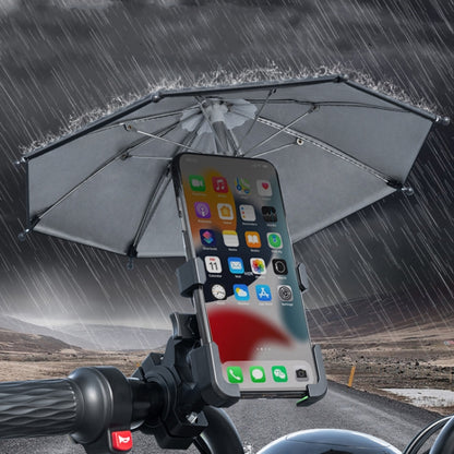 Motorcycle Waterproof Sunshade Umbrella Mobile Phone Navigation Bracket(Rearview Mirror) - Holder by PMC Jewellery | Online Shopping South Africa | PMC Jewellery | Buy Now Pay Later Mobicred