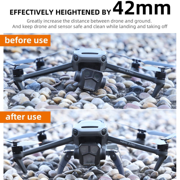 Sunnylife M3P-LG582 For DJI Mavic 3 Pro Folding Increases Tripod Protection Support Spider Landing Rack(Grey) - Holder Series by PMC Jewellery | Online Shopping South Africa | PMC Jewellery