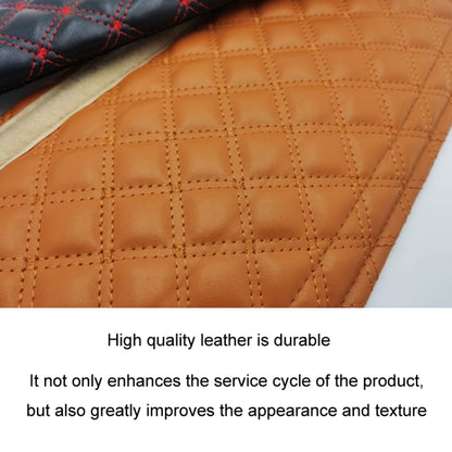 Rhombus Leather Seat Belt Shoulder Protector Pads, Color: Light Brown - Seat Belts & Padding by PMC Jewellery | Online Shopping South Africa | PMC Jewellery | Buy Now Pay Later Mobicred