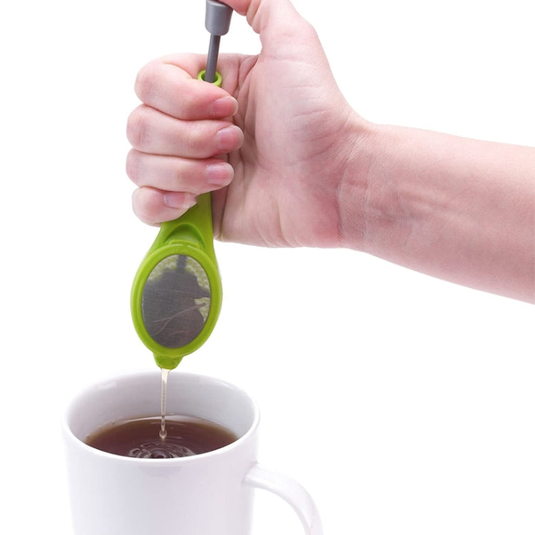 Tea Strainer Reusable Tea Infuser Built-In Plunger Portable Food-Grade Plastic Tea&Coffee Strainer - Tea Strainers by PMC TechLife | Online Shopping South Africa | PMC TechLife | Buy Now Pay Later Mobicred
