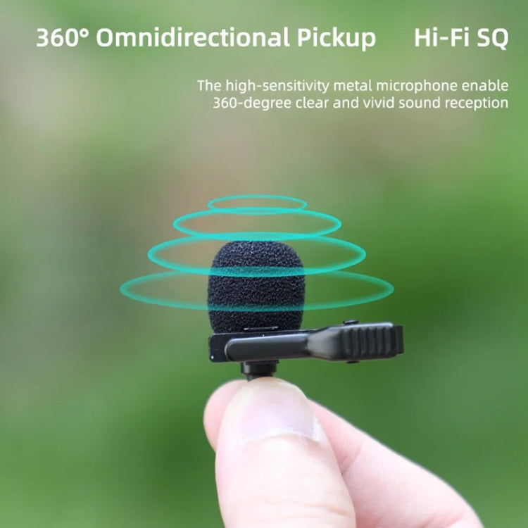 For DJI Pocket 3 / Action 4 / 3 / 2 Sunnylife MC490 Collar Microphone Motion Camera Recording Wheat - Microphone by Sunnylife | Online Shopping South Africa | PMC TechLife | Buy Now Pay Later Mobicred