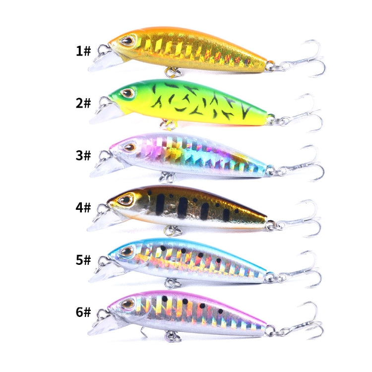 HENGJIA 5.5cm 6.6g Mino Luya Fake Bait Long Casting Sinking Bionic Lure(6) - Fishing Lures by HENGJIA | Online Shopping South Africa | PMC TechLife | Buy Now Pay Later Mobicred