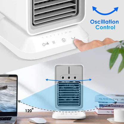 2600mAh USB Mini Desktop Spray Humidification Cooling Fan Home Air Conditioner Fan Cooler - Electric Fans by PMC Jewellery | Online Shopping South Africa | PMC Jewellery | Buy Now Pay Later Mobicred