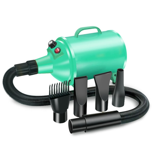 2100W Dog Dryer Stepless Speed Pet Hair Blaster Pet Water Blower 220V AU Plug(Green) - Blower & Drying by PMC Jewellery | Online Shopping South Africa | PMC Jewellery | Buy Now Pay Later Mobicred